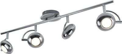 ESTO 760021-4 Spotleuchte LUMIA Stahl gebürstet, Chrom 4x5W/GU10