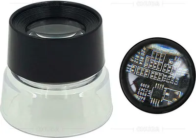 Produktbild von INF Zylindrische Lupe 10-fach für Schmuck, Leiterplatten