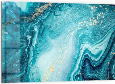 Zdjęcie produktu dla DEQORI Szklany panel kuchenny 60x40 cm "Morze marmuru" panel łazienkowy splashback