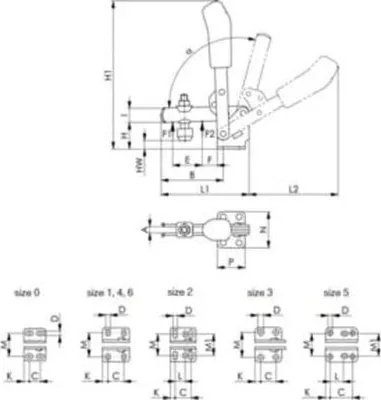 Produktbild von AMF Verschlussspanner (Größe 2 / horizontal) - 94698