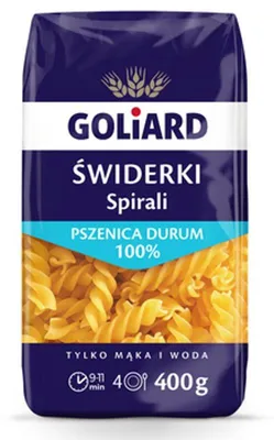 Obrázok produktu pre Cestoviny fusilli z tvrdej pšenice 400 g