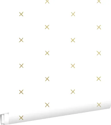Zdjęcie produktu dla ESTAhome Tapeta motyw graficzny białymIzłotym 53 cm x 10.05 m