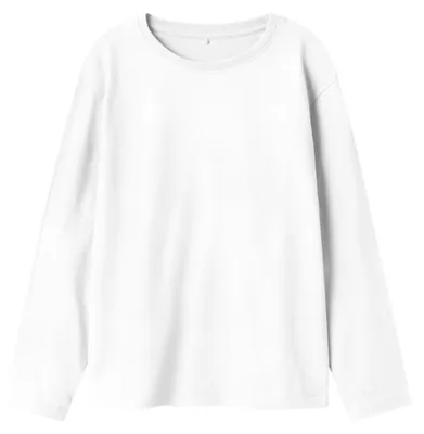 Image de Name IT - T-shirt à manches longues pour garçon, modèle Nkmvobbo, couleur blanc éclatant, taille 158 EU (correspond à la taille 158-164)