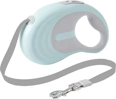 Obrázok produktu pre Navíjacie vodítko pre psov 5 m, pre psov do 15 kg, nylon, modrá, na prechádzky