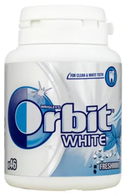 Produktbild von Orbit White Freshmint, 46 Bonbons/64g