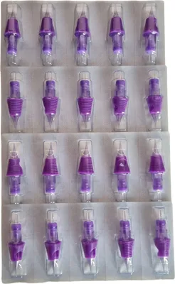 Produktbild von BMTLAB Permanent Patronen Tattoo Round Liner Long Taper Nadeln Nadelmodule Hygienmodule 0,25 mm 1RLLT