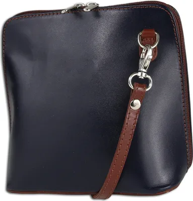 Produktbild von Toscanto Handbags , blau, braun Leder OTT109UB