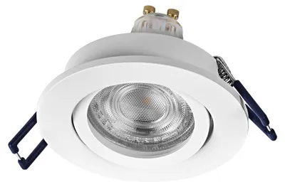 Produktbild von OSRAM Spot Set LED Einbaustrahler Flexibel 4,5W Weiß, 2700K Warmweiß, Aluminium, Schwenkbar Click-Montage, 3er-Set