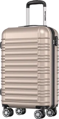 Produktbild von TRVLMORE Handgepäck Koffer - 38L - Zahlenschloss - Leichtgewicht - Trolley - 54x36x20cm - Passt in 55x40x20 cm - Champagner