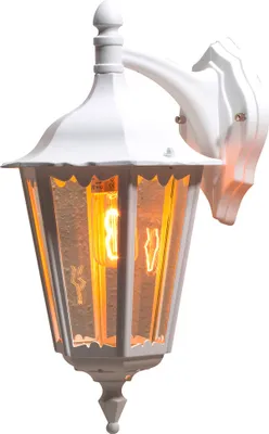 Produktbild von Konstsmide Firenze Down weiß lackiertes Aluminium, klares Glas 7212-250