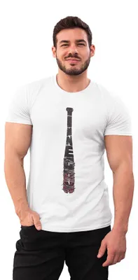 Produktbild von D&B Uni Polo  MO00075 WalkingDead Weiß-Größe 5XL