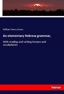 Produktbild von An elementary Hebrew grammar,