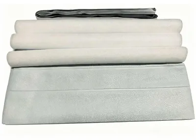Türzugluftstopper selbstklebend 96 cm 2er-Pack Weiß