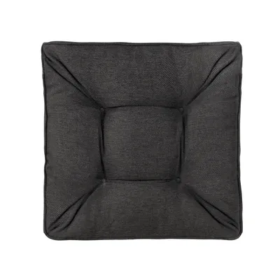 Produktbild von Best Wool Sitzkissen 60x60 cm für Rattan Gartenmöbel – Outdoor Loungekissen aus 100% Polypropylen formstabil wetterfest und weich Dunkelgrau