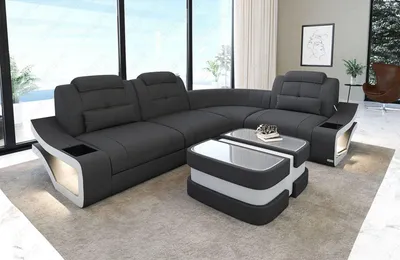 Produktbild von Ecksofa Elena Stoff – Modern & Komfortabel