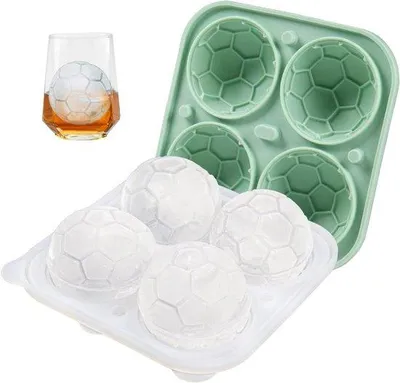 Produktbild von VHV - Eisformen aus lebensmittelechtem Silikon in Zitronenform - mit Deckel, leicht zu entformen - für Eiskreationen, Desserts und sommerliche Getränke