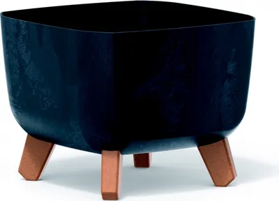 Obrázok produktu pre nabbi Plastový kvetináč na nožičkách DGQL240E 24 cm - antracit