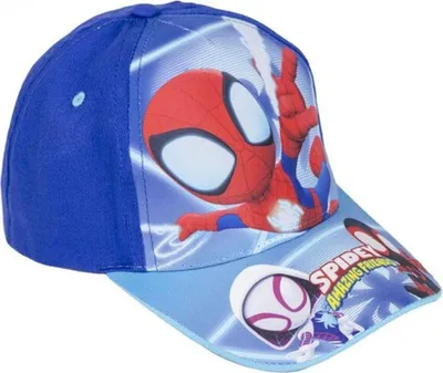 Image de Casquette enfant Spidey bleue (51 cm)