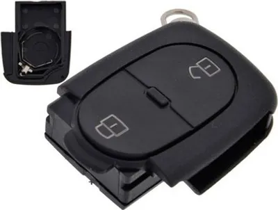 Produktbild von Schlüsselgehäuse mit 2 Tasten passend für VW Golf Polo Passat Bora Jetta (VW01)