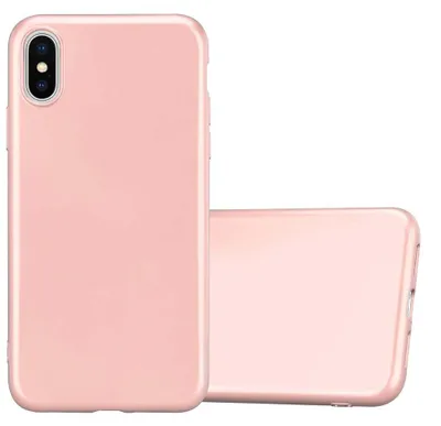 Immagine prodotto di Cadorabo custodia protettiva per Apple iPhone XS MAX in rosa custodia del telefono cellulare TPU custodia in silicone cover case