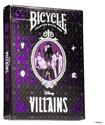 Produktbild von Bicycle® Kartendeck - Disney Villains (lila) Kartenspiel Spielkarten Pokerkarten Single Deck