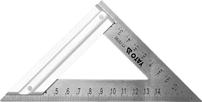 Immagine prodotto di Angolo da carpentiere angolo di costruzione angolo di misura angolo di arresto 27cm, lunghezza:270mm