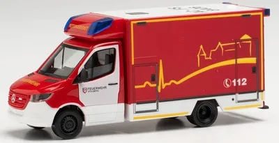Produktbild von Herpa 096416 - 1/87 Mercedes-Benz Sprinter ‘18 "Feuerwehr Stolberg" - Neu