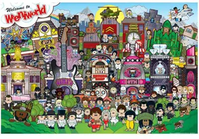 Produktbild von Weenicons - Poster - Weeniworld + 1 Ü-Poster der Grösse 61x91,5cm