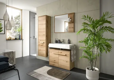 Produktbild von xonox.home Spiegel Zeno Evoke Oak Nachbildung 84x68x20 cm
