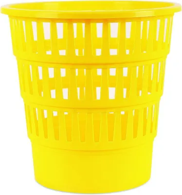 Zdjęcie produktu dla Pojemnik na odpady perforowany, 16 l, Pp, żółty