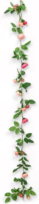 Produktbild von Rosen-Girlande mit grünen Blättern 2,30 m für Hochzeiten - Einheitsgröße