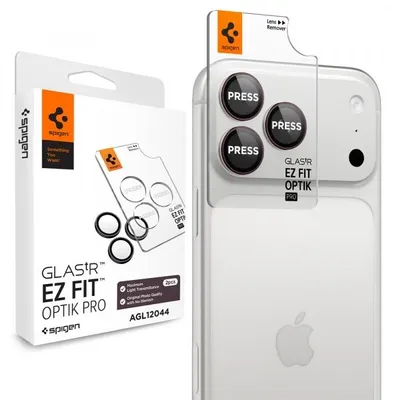Obrázok produktu pre Spigen AGL12044, Apple, iPhone 18 Pro Max, Prachuodolný, Odolné proti poškriabaniu, Burgundsko, Priehľadná, 2 kusov