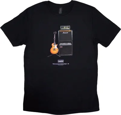Obrázek produktu pro Oasis Definitely Maybe Guitar Black M Tričko