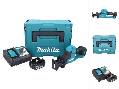 Produktbild von Makita DJR 189 RM1J Akku Reciprosäge Säbelsäge 18 V Brushless + 1x Akku 4,0 Ah + Ladegerät + Makpac