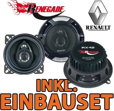 Produktbild von 2-Wege Lautsprecher Renegade 10cm für Renault - justSOUND