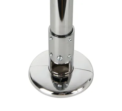Imagen del producto de B-Tech BT7822, Placa para montaje en techo o suelo, Cromo, Acero, 150 kg, Para techo/suelo, 6 mm