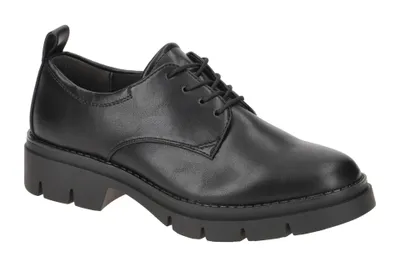 Produktbild von Tamaris 23302 Damenschuhe - elegante Schnür- Halbschuhe schwarz Elegant NEU
