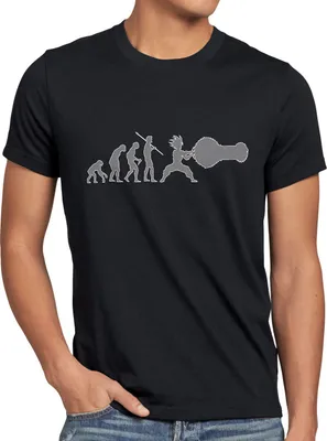 Produktbild von style3 Sayalution Herren T-Shirt Evolution Goku Dragon
