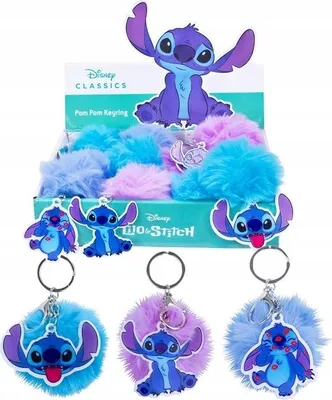 Image de FIGURE Porte-clés + pompon Stitch
