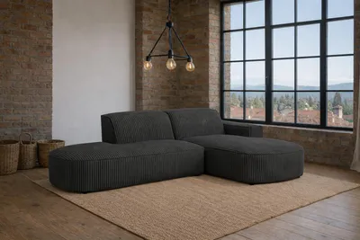 Obrázek produktu pro Kaiser Möbel Cursal Atelier rohová pohovka, látka Poso, šedá, pravá
