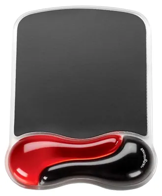 Produktbild von Ergonomisches Mauspad mit Handgelenkauflage in Schwarz/Rot