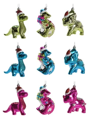 Immagine prodotto di Appendino natalizio Dinosauro 12 cm, 27.