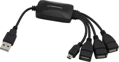 Productafbeelding van Esperanza USB 2.0 hub met 4 poorten