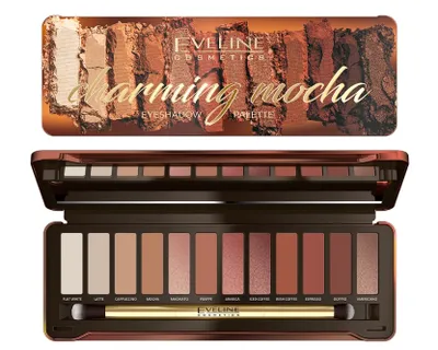 Zdjęcie produktu dla Eveline Cienie do powiek Charming Mocha 12 kolorow 12g