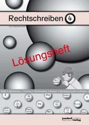 Produktbild von Rechtschreiben 4 (Lösungsheft)