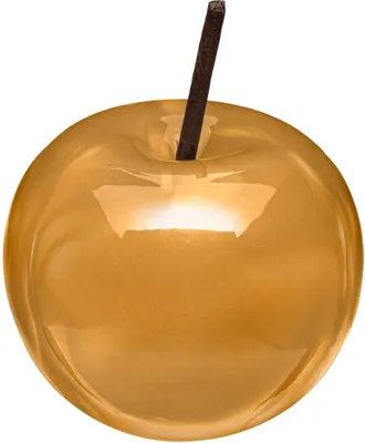 Produktbild von Atmosphera Keramik Deko-Apfel 'Cendrine' im modernen Stil, Höhe 7cm, Durchmesser 8,9cm