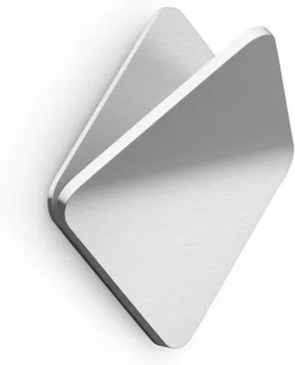 Produktbild von Handtuchhaken selbstklebend - gebürsteter Edelstahl - 5,5 x 2,5 x 5,5 cm
