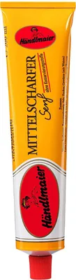 Produktbild von Händlmaier Mittelscharfer Senf Vegan Mild Würzig in der Tube 200ml