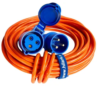 Produktbild von CEE-Verlängerungskabel PUR H07BQ-F 3x2,5 orange 50m