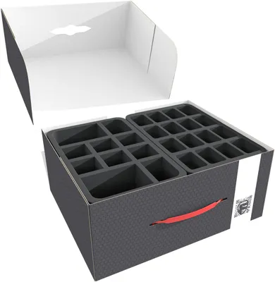 Produktbild von Lagerbox FSLB150 für Middara Miniaturen mit Schaumstoffeinlagen